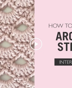 How to Crochet: Arcade Stitch