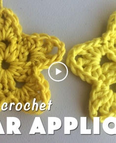 How To Crochet Star Applique