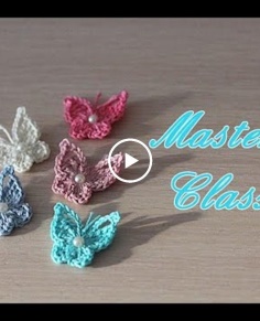 How to crochet a little butterfly