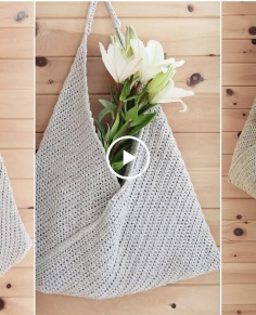 Miller Market Bag Tote FREE Crochet Pattern Video Tutorial