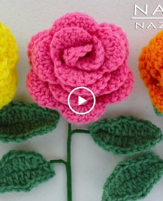 DIY Learn How to Crochet a Beginner Easy Flower 