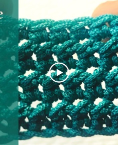 10 simple and easy unseen crochet stitches - Very unique patterns(with subtitles)