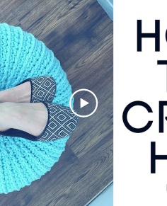 How to Crochet a Floor Pouf