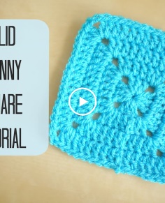 CROCHET: How to crochet a solid granny square for beginners  Bella Coco