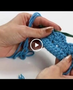 How to Scallop Edge Crochet With a Single Stitch : Crochet Stitches