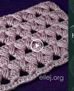 Turkish Crochet Stitch Pattern  3 � Step by Step Crochet Tutorial � ellej.org