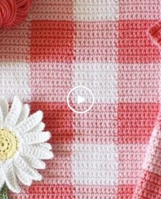 How to Start and Change Colors in a Crochet Gingham Blanket