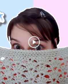 Crochet Baby Blanket - Easy Fan Stitch Pattern & Tutorial