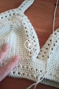 Crop top crochet tutorial