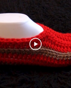 How to Crochet Slippers Pattern 