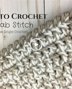 Crab Stitch Crochet Tutorial