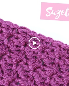 CROCHET: How to crochet the Suzette stitch  Bella Coco