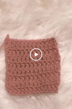 How To Crochet Smooth Edges