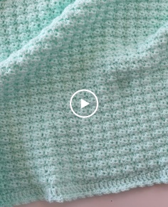 Crochet Fast And Simple Baby Blanket  Beginner Friendly Tutorial