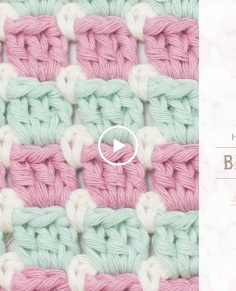 How To: Crochet The Block Stitch  Easy Tutorial by Hopeful Honey