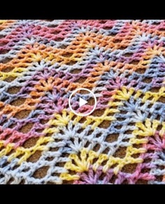 The Lacy Chevron Stitch Crochet Tutorial!