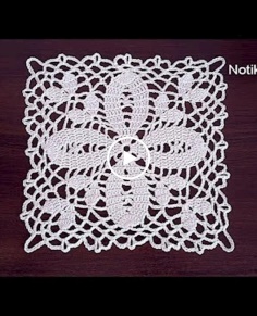 Crochet  motif  Pattern Table runner 