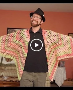 Wrap-Around Granny Ripple Shawl Crochet Tutorial!