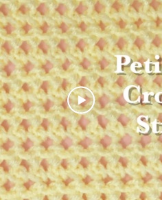 Fast and easy quot;Petit Poisquot; Crochet stitch for beginners 84