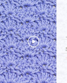 How To: Crochet The Solid Shell Stitch  Easy Tutorial by Hopeful Honey