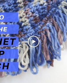 How to Crochet the Loop Stitch for Beginners *CROCHET TUTORIAL AND FREE SCARF PATTERN*
