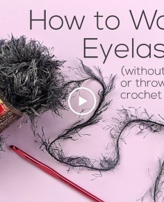 How to Crochet Eyelash Yarn