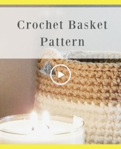 Crochet Basket Bowl Free Pattern