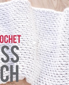 How to Crochet the Moss Stitch: Beginner-Friendly Tutorial