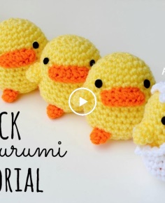 Duck Amigurumi Tutorial Crochet for Beginners