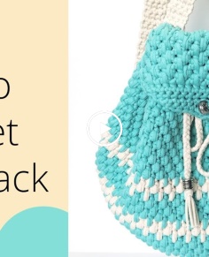 How to crochet backpack