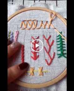 Amazing Beautiful Hand Embroidery Flowers Stitch