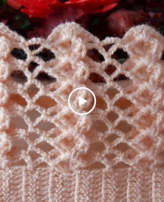 Flashy Crochet Vest Model