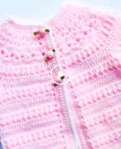 CROCHET Sweet little cardigan for baby girls 6-9 months  How to crochet- Crochet for Baby
