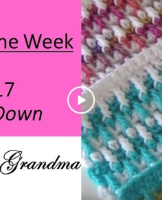 Stitch of the Week #217 Up and Down Stitch (Free Pattern at the end of video)