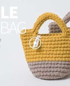 Simple Tote Bag (fabric yarn bag) 