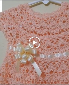 How to Crochet A Baby Dress Any Size -- Part 1