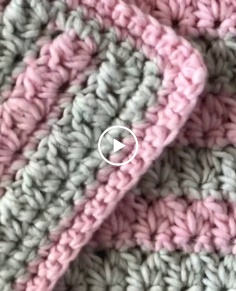 Crochet Mixed Cluster Stitch Blanket