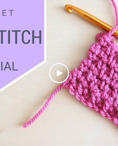 CROCHET: Linen (Moss) Stitch tutorial  Bella Coco