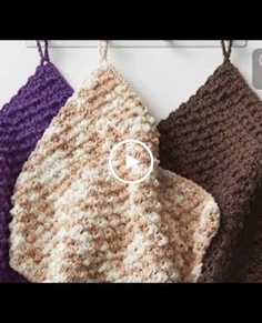 Crochet Nubbly Stitch - Beginner Dishcloth