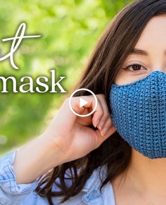 How to Crochet a Face Mask Quick Easy amp; Adjustable
