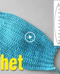 Crochet: How to Crochet a Face Mask for beginners. Free pattern.