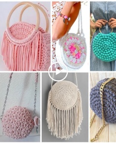 Summer Treasure Crochet Bag Pattern Chrochet round bag bubble round handbag crochet bag bubble