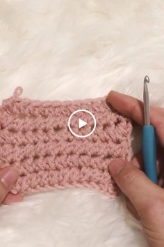 How To Half Double Crochet Cluster Across Two Stitches