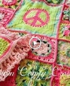 Easy Crochet Shell Stitch Granny Square