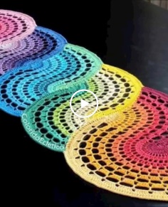 crochet table path