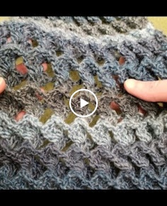 The 3-D Stitch Crochet Tutorial!