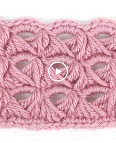 Broomstick Lace Crochet Stitch Tutorial