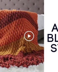 How to Crochet the Alpine Blanket Stitch