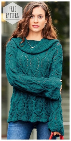 Blue green sweater free pattern