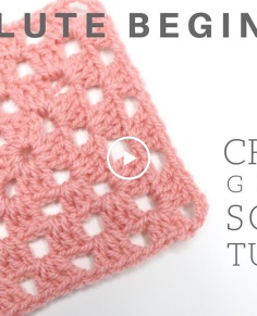 CROCHET: How to Crochet a Granny Square  Absolute Beginners  Bella Coco